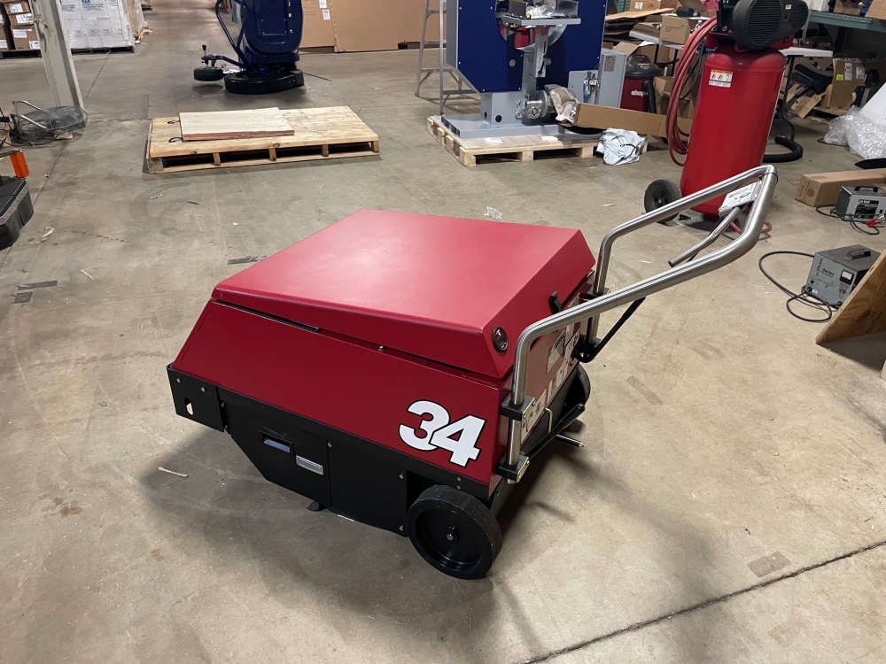 Lightly Used Factory Cat Model 34 Walk Behind Sweeper AP&P Sells Used & Refurbished Factory Cat Models