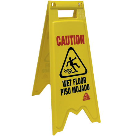 Yellow Wet Floor Sign