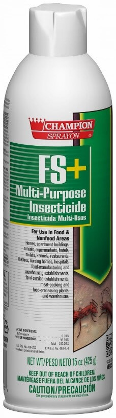 Can of aerosol insecticide