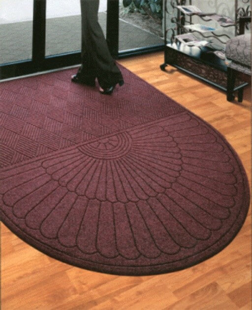 Burgundy, interior, entrance mat