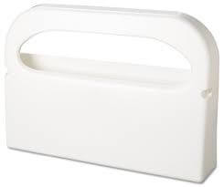 White, Plastic toilet seat cover dispenser