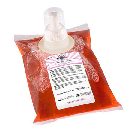 Plastic pouch of liquid handsoap