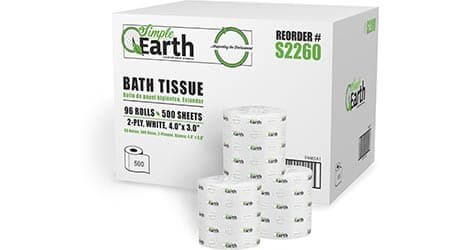 Simple Earth Small Roll Bath Tissue