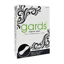 Black and white box of HOSPECO brand feminine hygiene pads