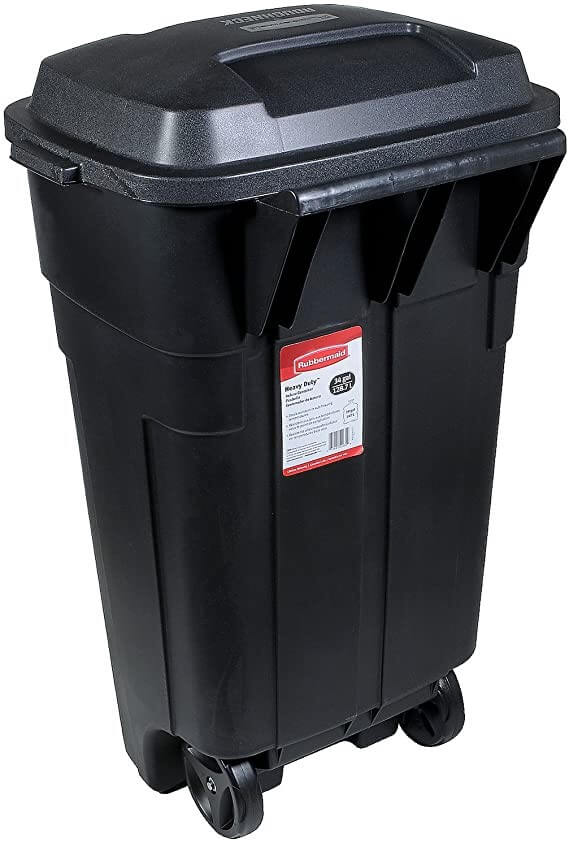 Rubbermaid Rolling Trash Receptacle