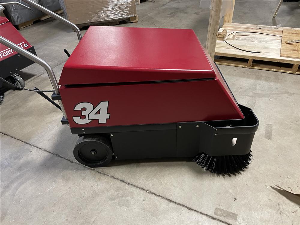 Rental: Factory Cat Model 34 Walk Behind Floor Sweeper Rental: Factory Cat Model 34 Walk Behind Floor Sweeper
