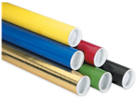 Wholesale Colored Tubes & Mailers