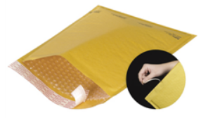 Bulk Kraft Self-Seal Bubble Mailers with Tear Strip